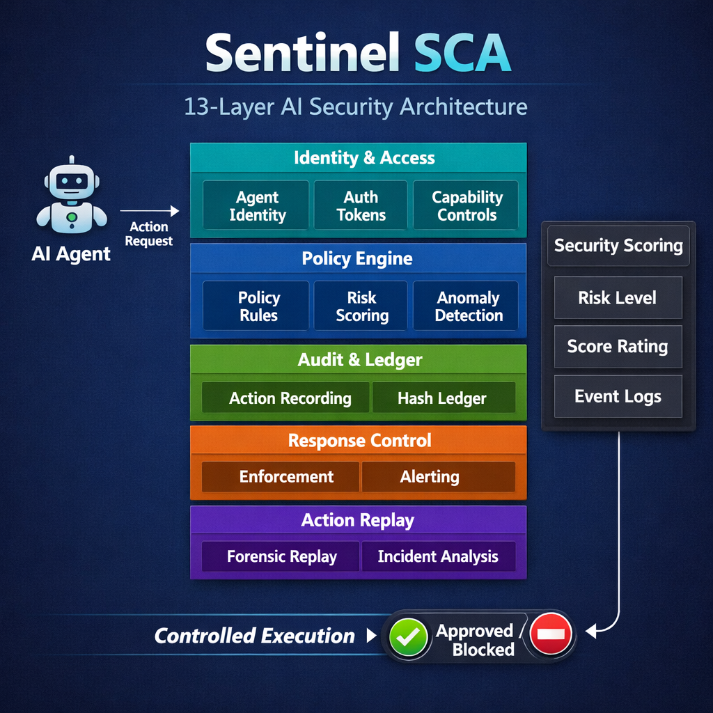 Sentinel 13-Layer Governance Architecture